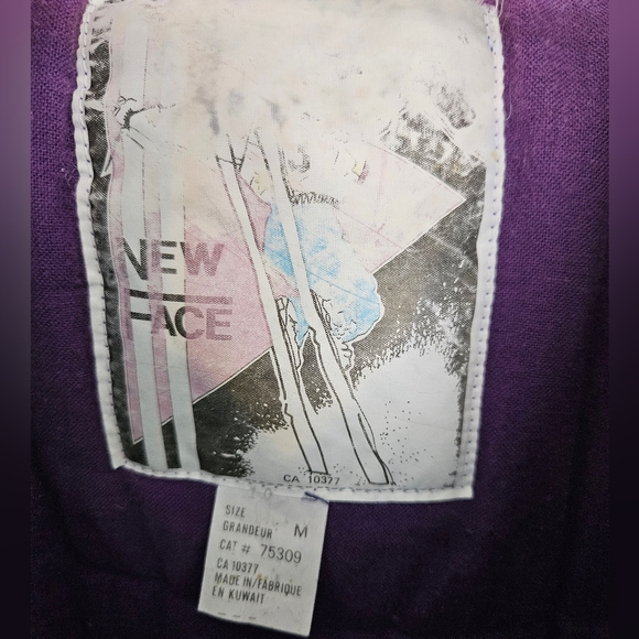 Vintage New Face 80s Ski Jacket Coat - Picture 9 of 16